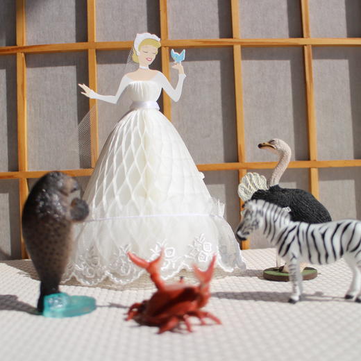 日本制/3D/迪士尼公主/立体贺卡/童话仙蒂/教师节/礼物/闺蜜告白/生日留言卡 商品图3