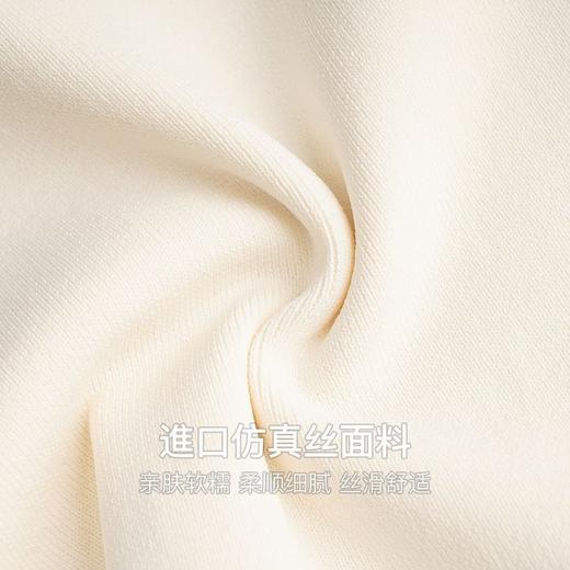 OLrain欧芮儿法式白色方领雪纺蕾丝衫女秋季2022年新款蝴蝶结小衫 商品图2