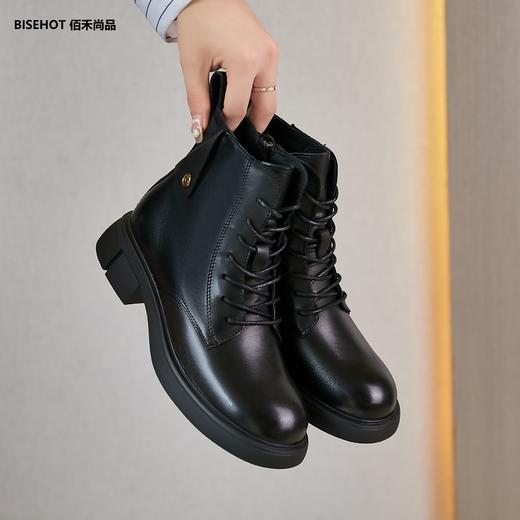 新品单层牛皮百搭时尚舒适马丁靴992B25602 商品图4