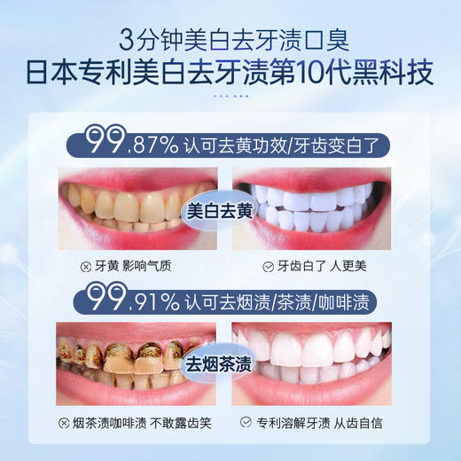 【⚡抢！第2件0元，需拍2件】儒意牙膏美白小苏打牙渍速洗白效清新口气女男专用|儒意官方旗舰店 商品图3