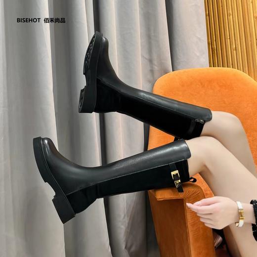 新品薄绒百搭显瘦高靴937B25538 商品图2