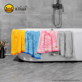 B.Duck朋友鸭浴巾  柔软亲赴  毛圈饱满  遇水不掉色