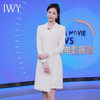 IWY/米白色主持人连衣裙女气质艺考播音演讲比赛礼服正装职业西装裙olQ824 商品缩略图1