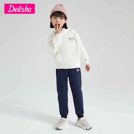 笛莎Deesha 2022冬季新款女孩保暖长裤厚 商品图0