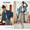 OLrain欧芮儿法式棋盘格牛仔外套女秋季2022年新款复古小个子上衣 商品缩略图0