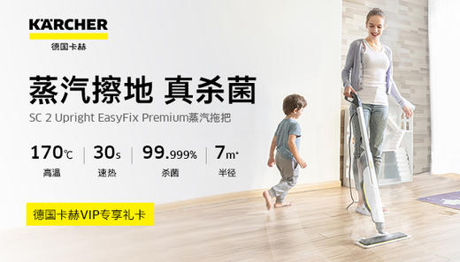 VIP尊享礼品卡 KARCHER德国卡赫蒸汽拖把 商品图8