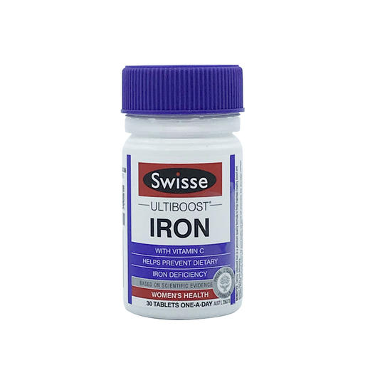 【直邮】澳洲Swisse Iron铁元素补充片 30粒【 0.062KG】 商品图0