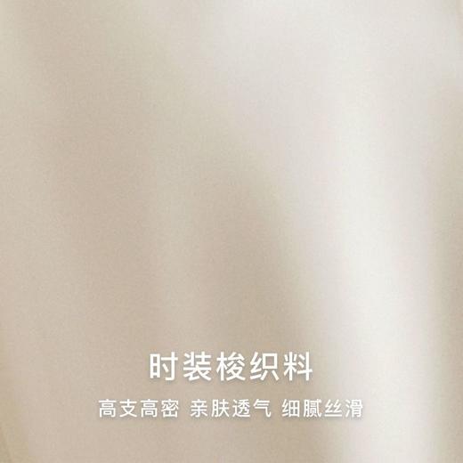 OLrain欧芮儿法式杏色长袖衬衫女秋季2022年新款减龄刺绣翻领衬衣 商品图2