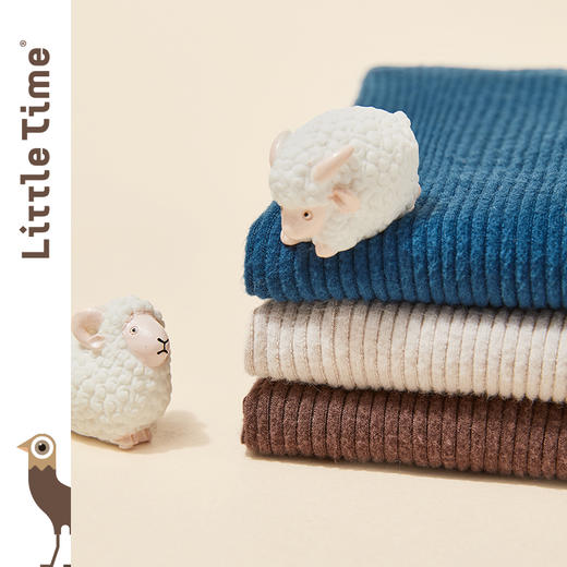 littletime女童打底衫秋冬款半高领百搭2021新款儿童加厚保暖T恤 商品图2