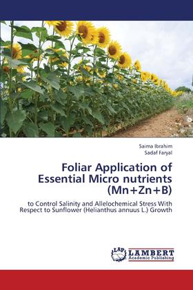 【预售 按需印刷】Foliar Application of Essential Micro Nutrients (MN+Zn+b)