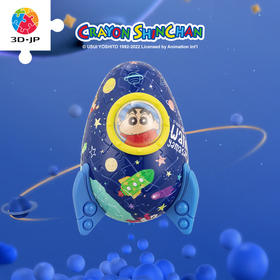 80片 火箭塑料拼图 ER1001 蜡笔小新-飞向太空