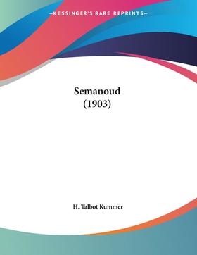 【预售 按需印刷】Semanoud (1903)