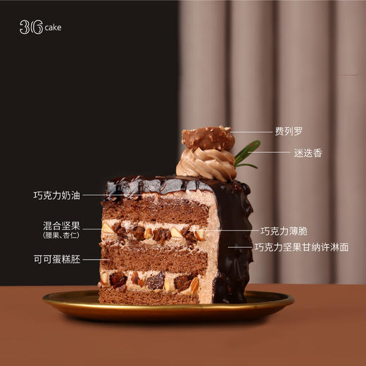 天蝎座.奶油蛋糕，可选1.5/2.5磅 商品图3