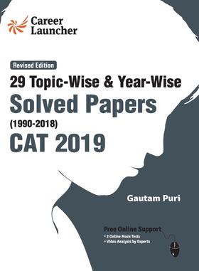 【预售 按需印刷】CAT 29 Topic-wise & Year-wise Solved Papers 1990-2018 (Revised Edition)