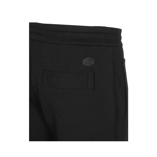 【一】EMPORIO ARMANI 阿玛尼 男士棉质徽标贴花抽绳休闲运动裤 黑色 8N1P92 1JHSZ 0999 商品图2