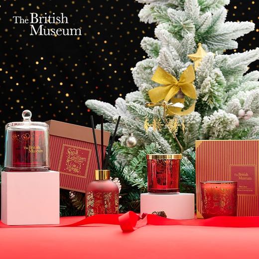 大英博物馆圣诞系列 24节气冬至【雪境麋踪】香薰蜡烛礼盒 圣诞节麋鹿香氛 钟罩蜡烛 商品图0