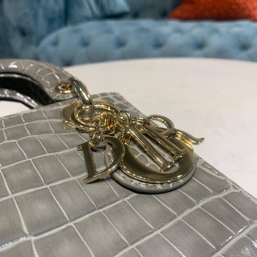 鳄鱼纹戴妃-灰色 商品图5