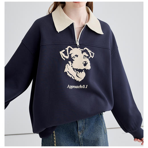 裁缝学苑AX18 卫衣纸样女装新款polo领服装打板衣服样板裁剪图纸 商品图1