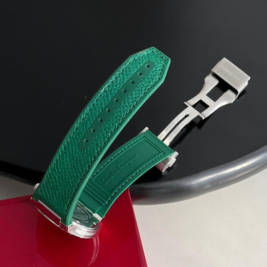 菲拉格慕F-80 Slim系列男表-蛇纹绿色 商品图8