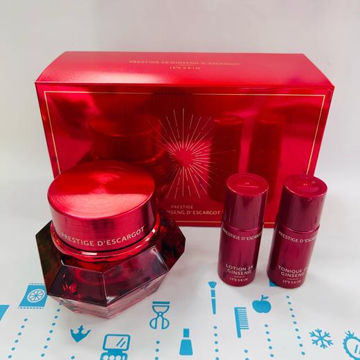 伊思2X晶钻紅参蜗牛煥新面霜套（574253） 商品图0