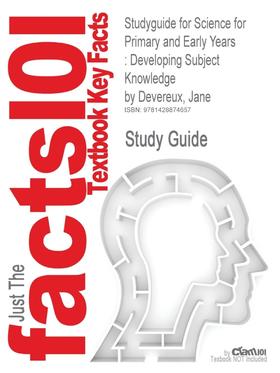 【预售 按需印刷】Studyguide for Science for Primary and Early Years