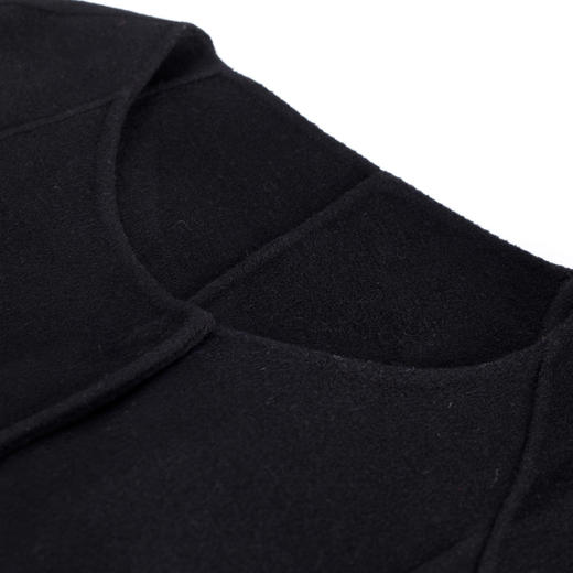 MH9H1斯尔丽瑟俪2022年冬上新商场同款时尚复古围巾领宽松式收口大衣 商品图2