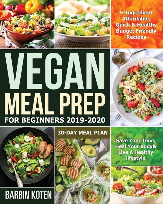 【预售 按需印刷】Vegan Meal Prep for Beginners 2019-2020 商品图0