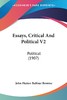 【预售 按需印刷】Essays  Critical And Political V2 商品缩略图0