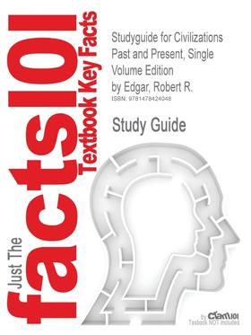 【预售 按需印刷】Studyguide for Civilizations Past and Present  Single Volume Edition by Edgar  Robert R.  I