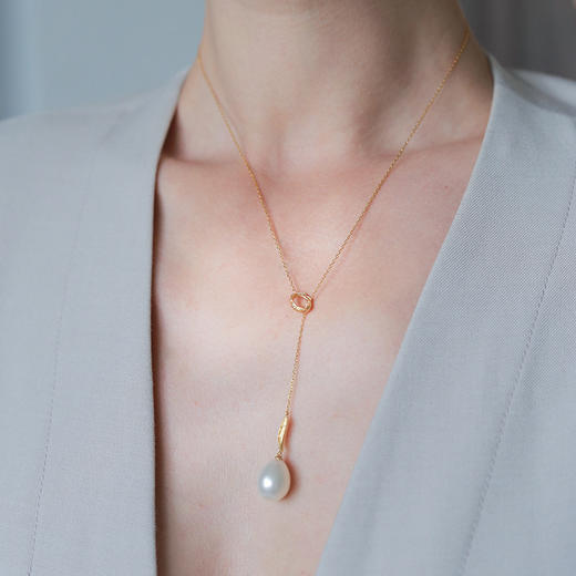 Elizabeth Pearl 伊丽莎白珍珠系列 | 珍珠泪项链 商品图1
