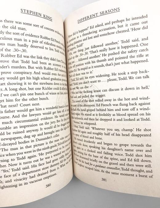 四季奇谭 英文版 Different Seasons 肖申克的救赎英文原版电影原著小说 斯蒂芬金Stephen King 进口原版英语书籍四季奇谭英文原版 商品图1