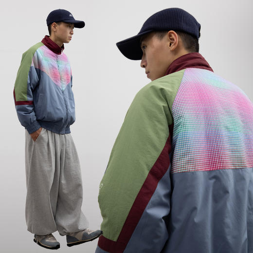 CryingCenter 美式复古撞色格子棉夹克 古着感棉服外套 哭喊中心 商品图1