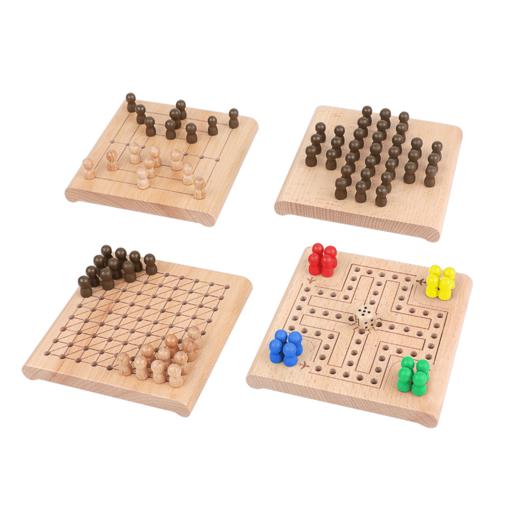 米米智玩口袋棋儿童多功能益智玩具木制迷你棋类桌游儿童生日礼物 商品图2