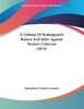 【预售 按需印刷】A Defense Of Shakespeare s Romeo And Juliet Against Modern Criticism (1876) 商品缩略图0