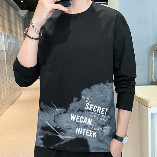 裁缝学苑MX10纯棉长袖t恤纸样男士新款上衣服装小衫打板衣服样板 商品图2