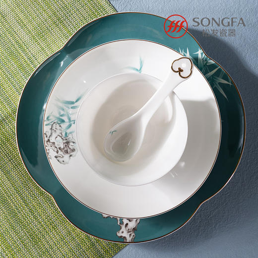 18头玉竹清韵餐具套装 商品图4