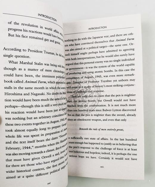 动物农场庄园 英文原版小说 Animal Farm George Orwell乔治奥威尔1984作者英语进口外文书籍 商品图1