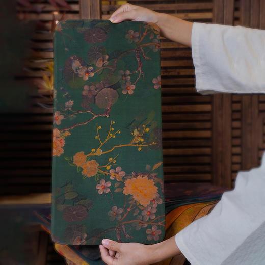 香云纱真丝茶席50*23  双面设计 商品图3