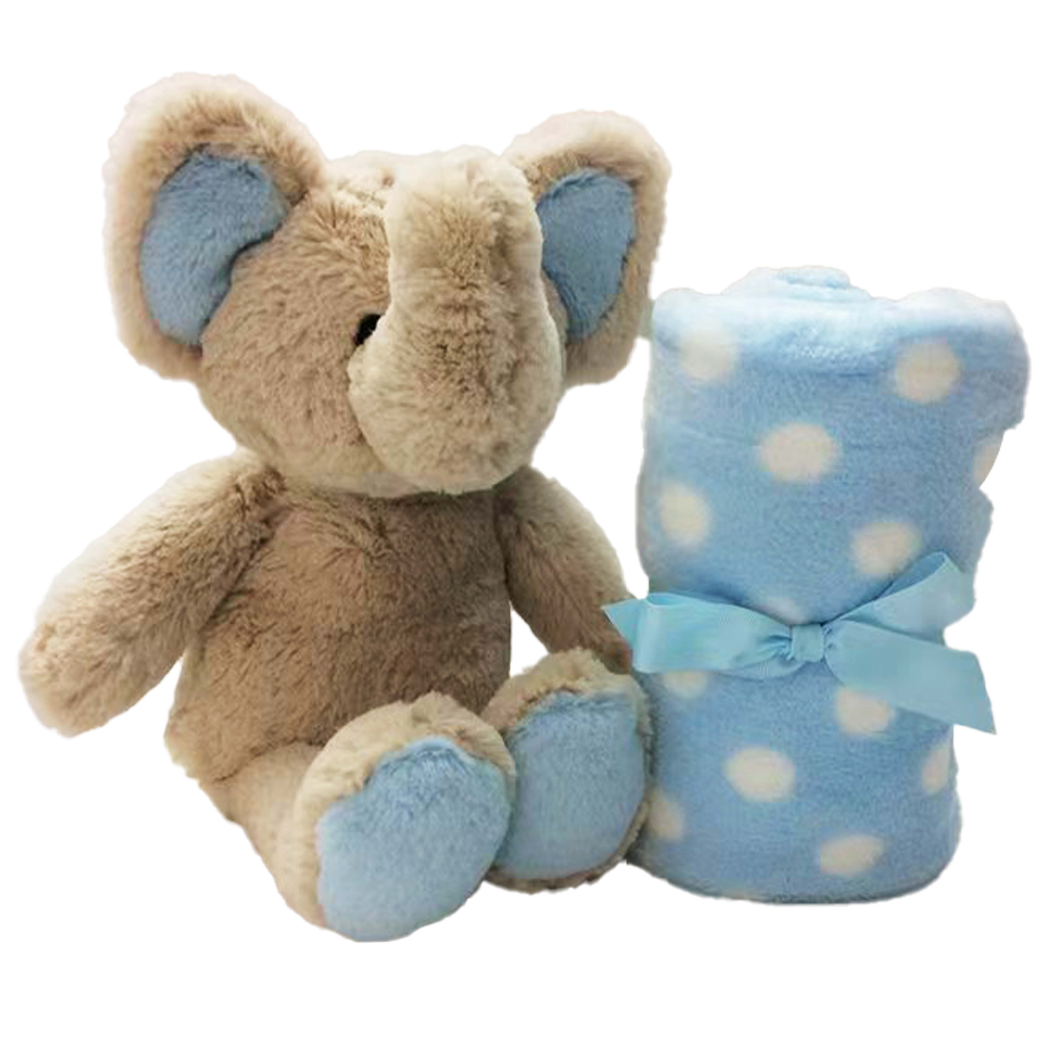 【赠品】布丁象玩偶绒毯套装