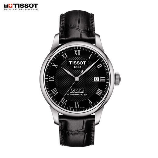 积分换购 | Tissot/天梭 力洛克系列商务休闲机械男表皮带T006.407.16.053.00[福利品] 商品图0