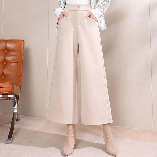 时尚垂感九分阔腿裤高腰宽松显瘦减龄休闲裤子  PXSJ5061 商品图0