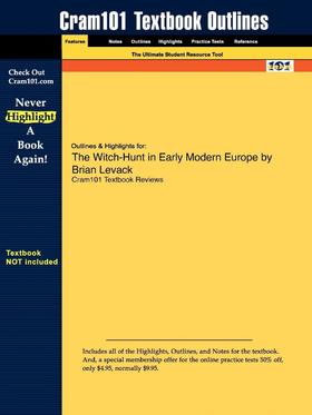 【预售 按需印刷】Outlines & Highlights for The Witch-Hunt in Early Modern Europe by Brian Levack