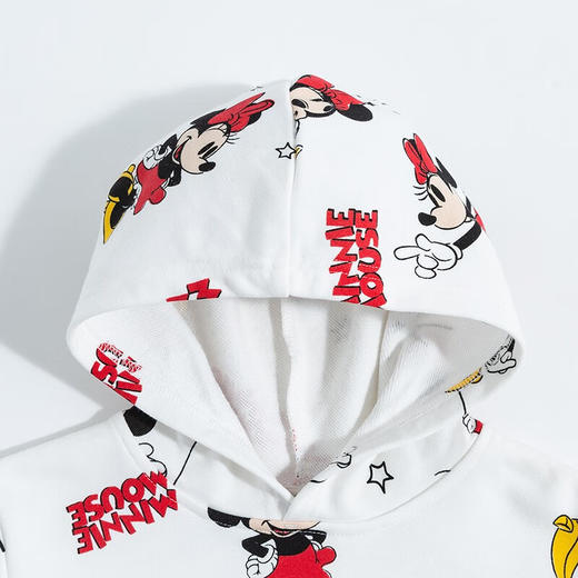 迪士尼童装新品春秋儿童卫衣米妮活力甜美连帽上衣 商品图7