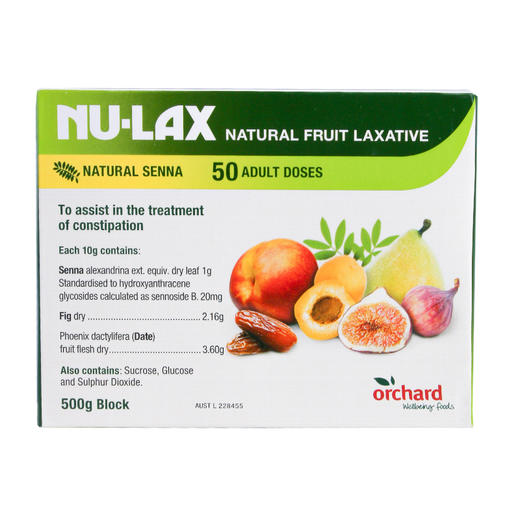 【保税发货】澳洲NU-LAX乐康膏 果蔬水果膏纤维膳食500g 商品图4
