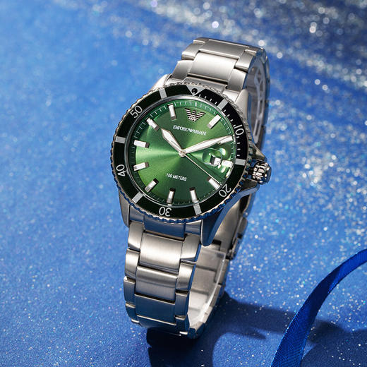 积分换购 | EmporioArmani\阿玛尼 官方新款绿水鬼男表AR11338[福利品] 商品图3