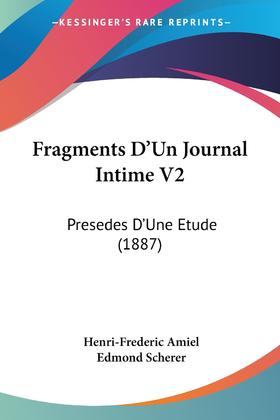 【预售 按需印刷】Fragments D Un Journal Intime V2