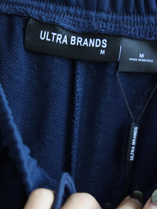 断码特清 UBRANDS锥形裁剪 毛圈卫裤  深蓝色 wk562 商品图5