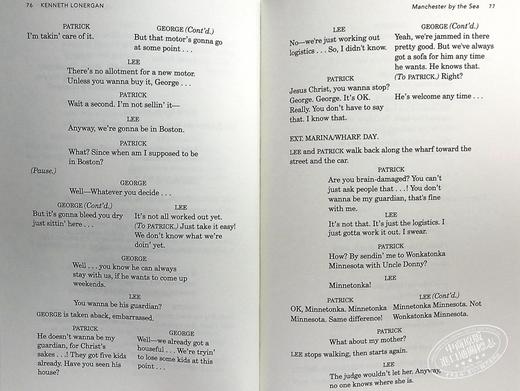 预售 【中商原版】Manchester by the Sea: A Screenplay 进口艺术 海边的曼彻斯特：剧本 商品图7