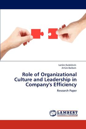 【预售 按需印刷】Role of Organizational Culture and Leadership in Company s Efficiency