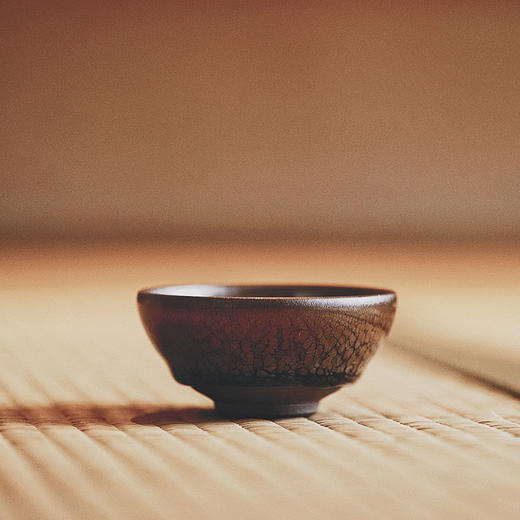 烟冷星沉· 建窑对盏 宋式鹧鸪斑vs黑釉兔毫 非遗传承人周建平亲制（建阳发货） 商品图0